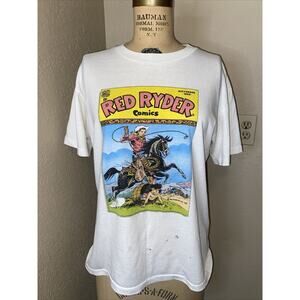 Vintage 1990 Red Ryder Comic Book Promo Tee 90s Shirt Rare Single Stitch Sz M